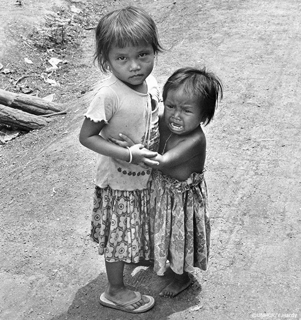 カンボジア難民の子どもたち