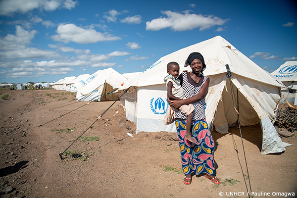 UNHCRのテント