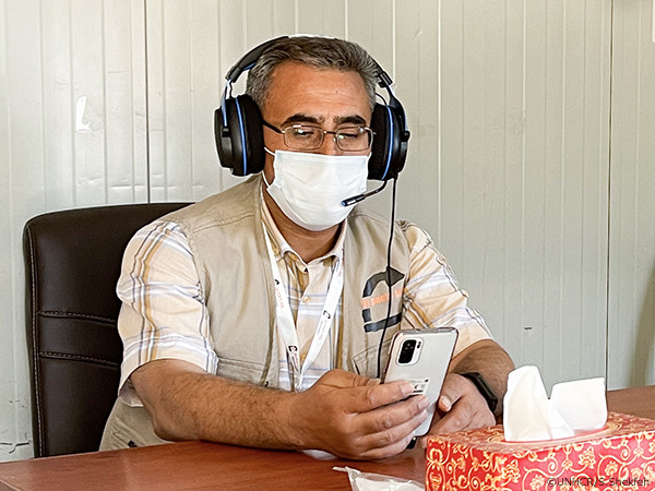 シリア難民のアブドさん